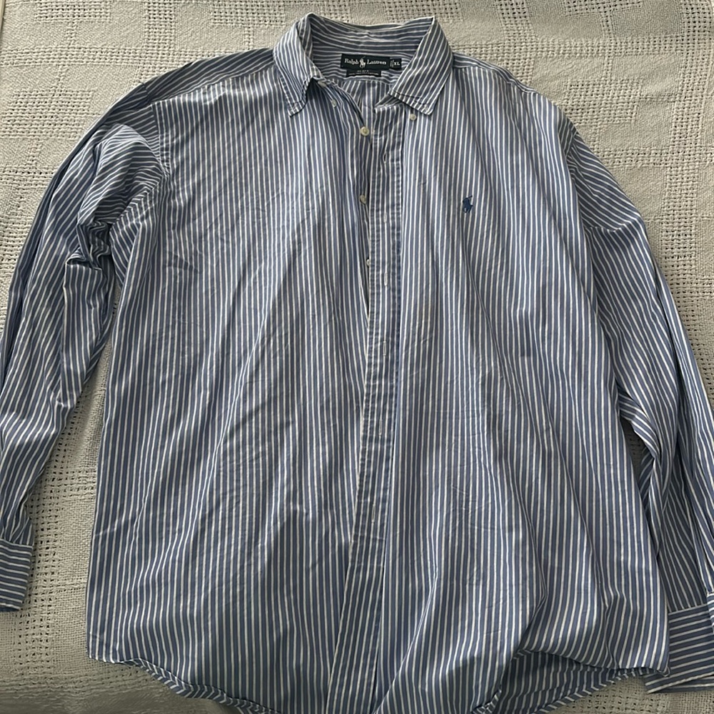 Men’s Ralph Lauren button down shirt.